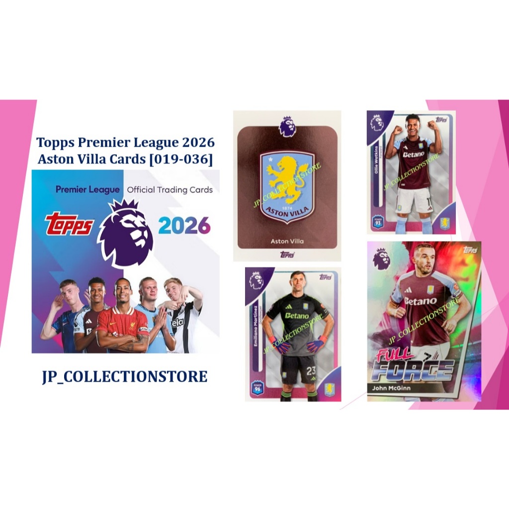 [Aston Villa] Topps Premier League 2026