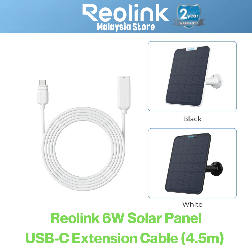สายต่อ Reolink สําหรับแผงโซลาร์เซลล์ Reolink (6W/12W/4.5M)