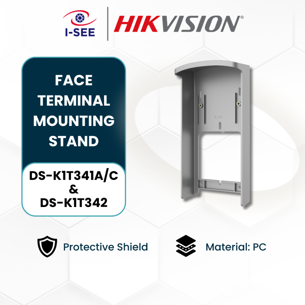 Hikvision DS-KAB34X-S1 Terminal Stand อุปกรณ์จดจําใบหน้าติดตั้งสําหรับประตู Access DS-K1T341A/C & DS