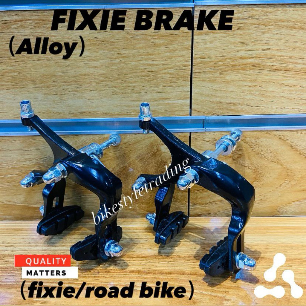 โลหะผสมเบรค Caliper Road Bike/Fixie Bike Full Alloy Front Brake Caliper สําหรับ Road Bike & Fixie / 