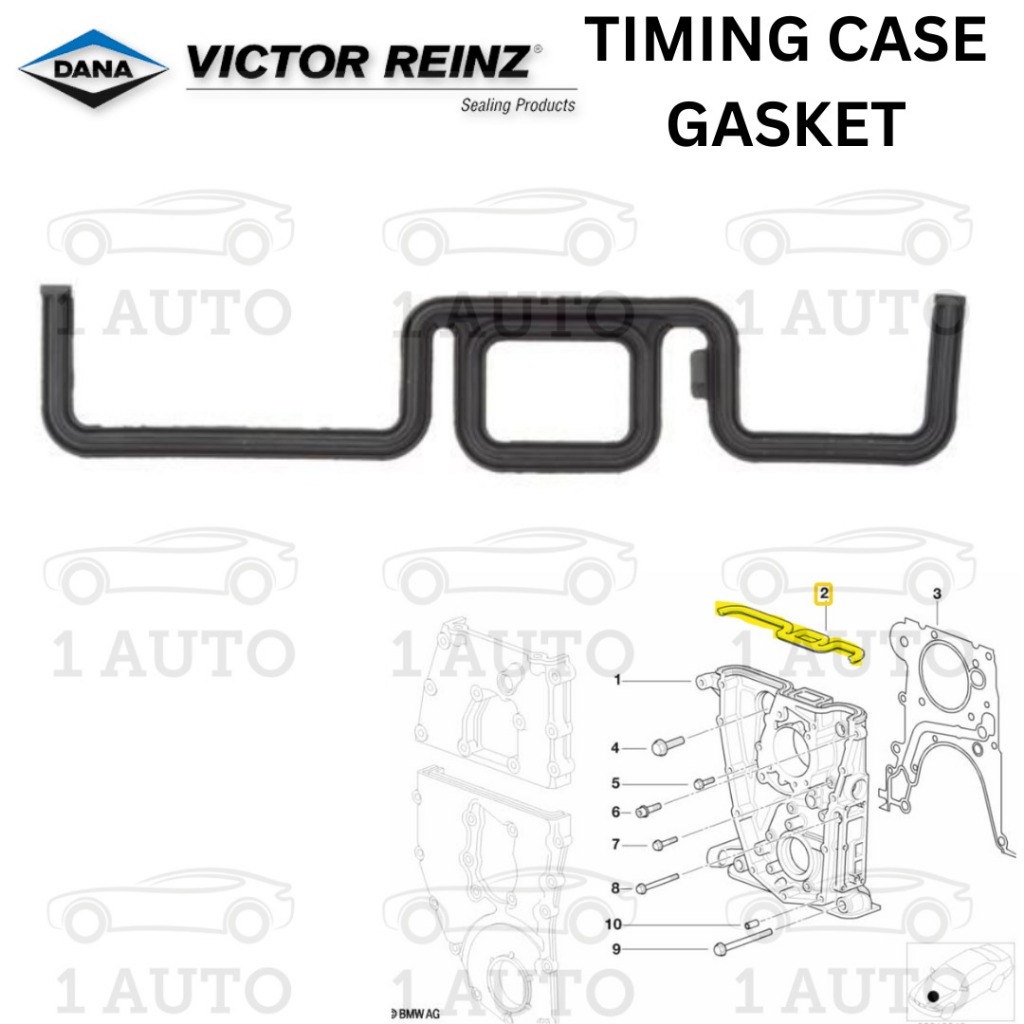 VICTOR REINZ TIMING CASE GASKET BMW M43 ENGINE E36 Z3 E46 318i 1.9