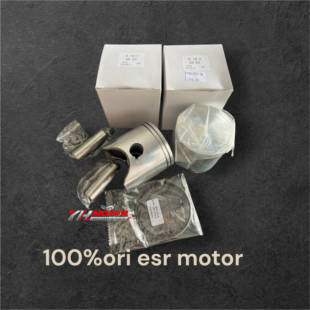 ESR ZX150 RR150 ZXR150 PISTON ชุด 59 มม. STD 62 มม. 65 มม. พร้อมชุดแหวนสีแดง LEO