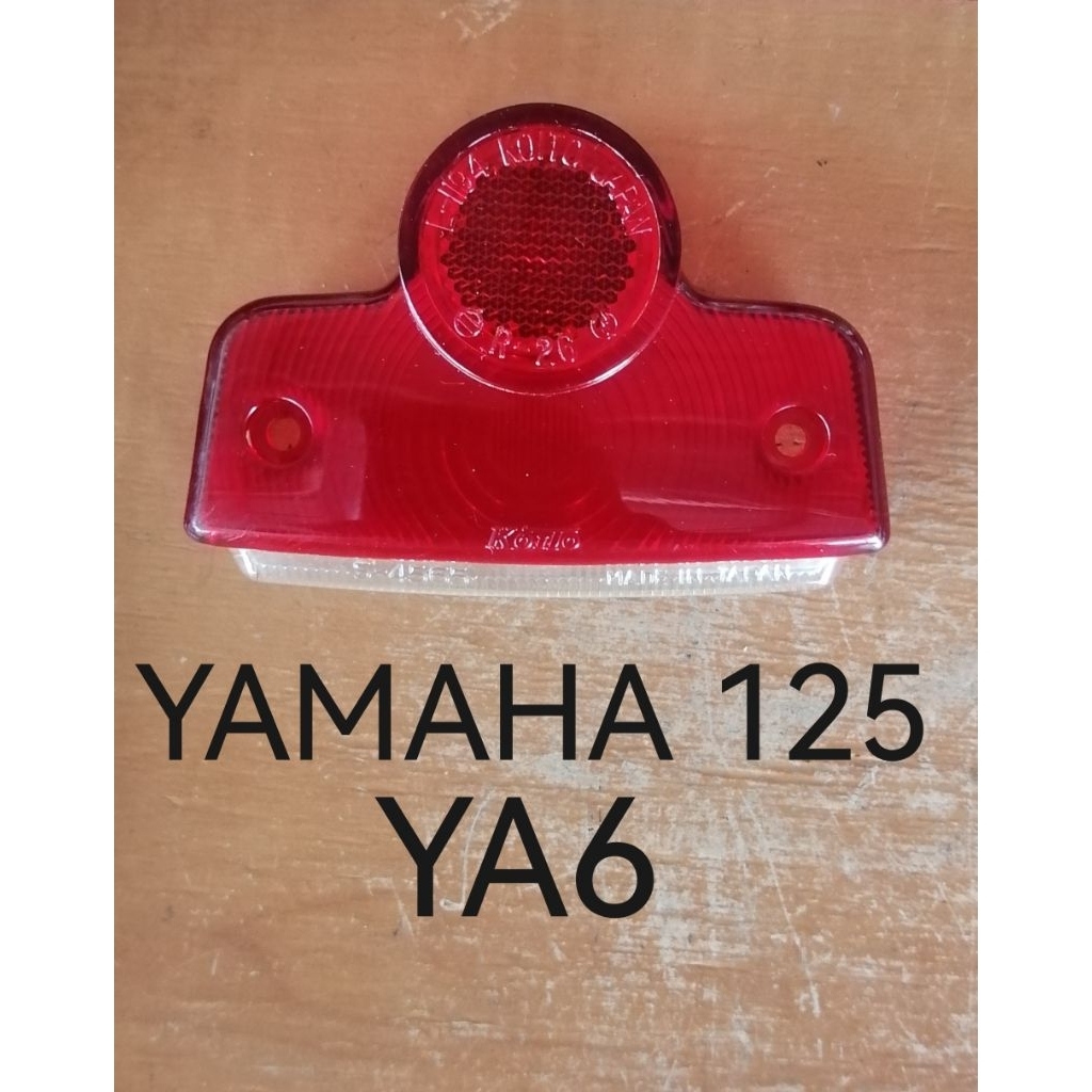 YAMAHA 125 YA6 NOS KOITO JAPAN TAIL LIGHT LENS