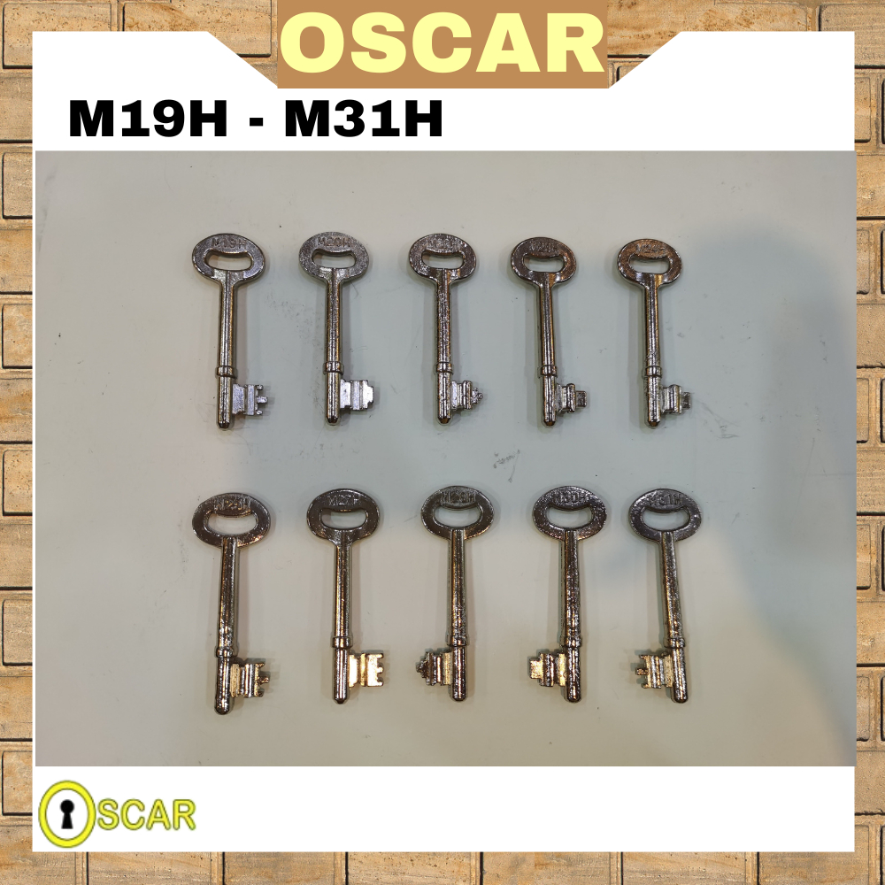 M19H/M20H/M22H/M23H/M24H/M25/M26H/M27H/M28H/M30H/M31H Union Key Blank