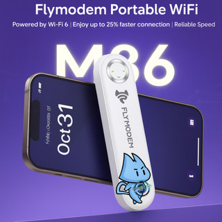 POCKET WIFI FLYMODEM M86 PORTABLE - BOLEH TUKAR TELCO