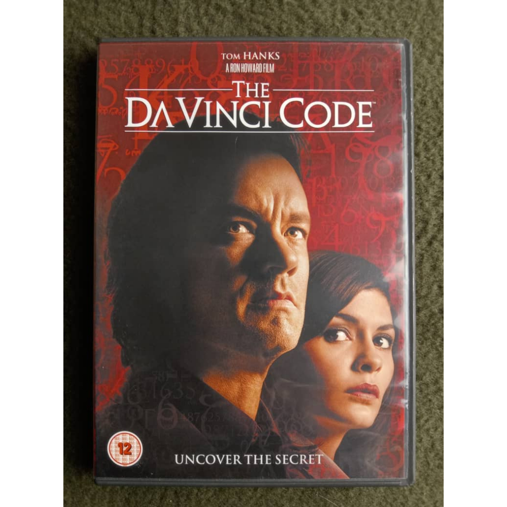THE DAVINCI CODE TOM HANKS DVD MOVIE