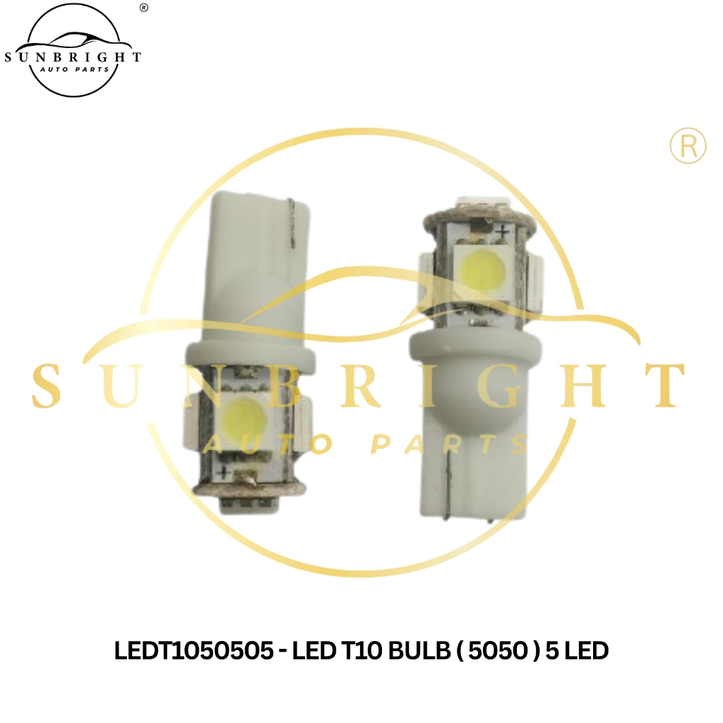 LED T10 BULB ( 5050 ) 5 LED ( ONE PACK / 5PCS )