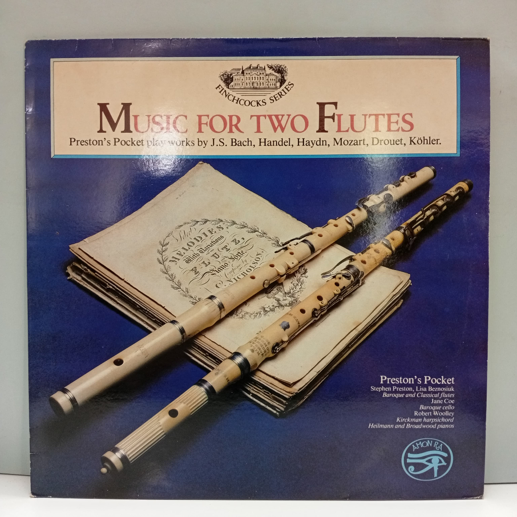 CC55-53 LP TERPAKAI [ PRESTONS POCKET - เพลงสําหรับ TWO FLUTES ] LP ที่ใช้แล้ว < G >