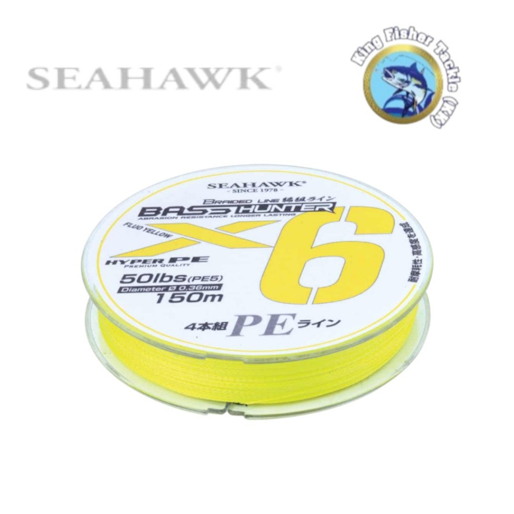สายถัก SEAHawk Bass Hunter X6 150M