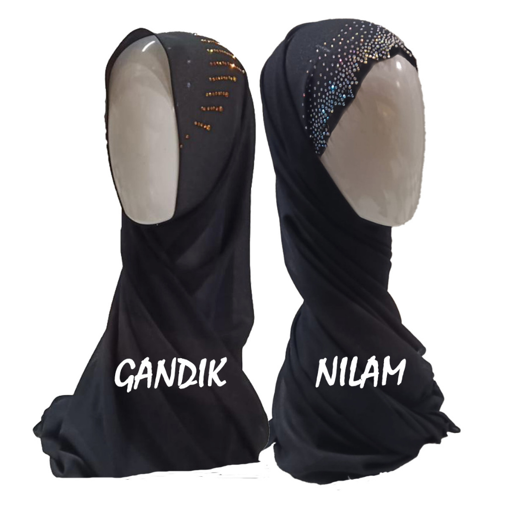 GANDIK & NILAM SHAWL: SHAWL GANDIK @ SHAWL NILAM BATU CHIFFON KOD 2