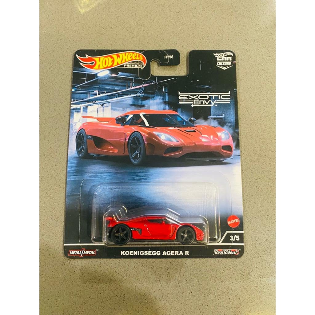 Hot Wheels Premium Car Culture Exotic Envy Koenigsegg Agera R die-cast model car
