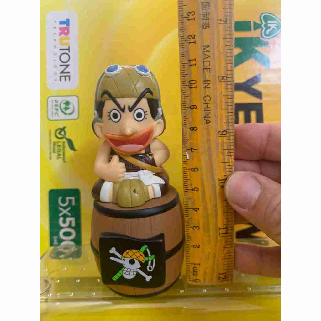 Vintage Preloved One Piece Usopp Sofubi Piggy Bank กล่องเหรียญ