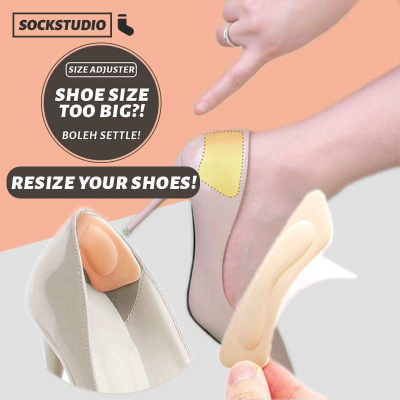 SOCKSTUDIO รองเท้า Pad Heel Pad หลวมรองเท้า Liner Heel Protector Span หลวมรองเท้านุ่มหนา