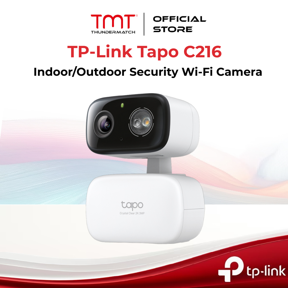 TP-Link Tapo C216 กล้อง Wi-Fi รักษาความปลอดภัยภายในบ้านในร่ม/กลางแจ้ง