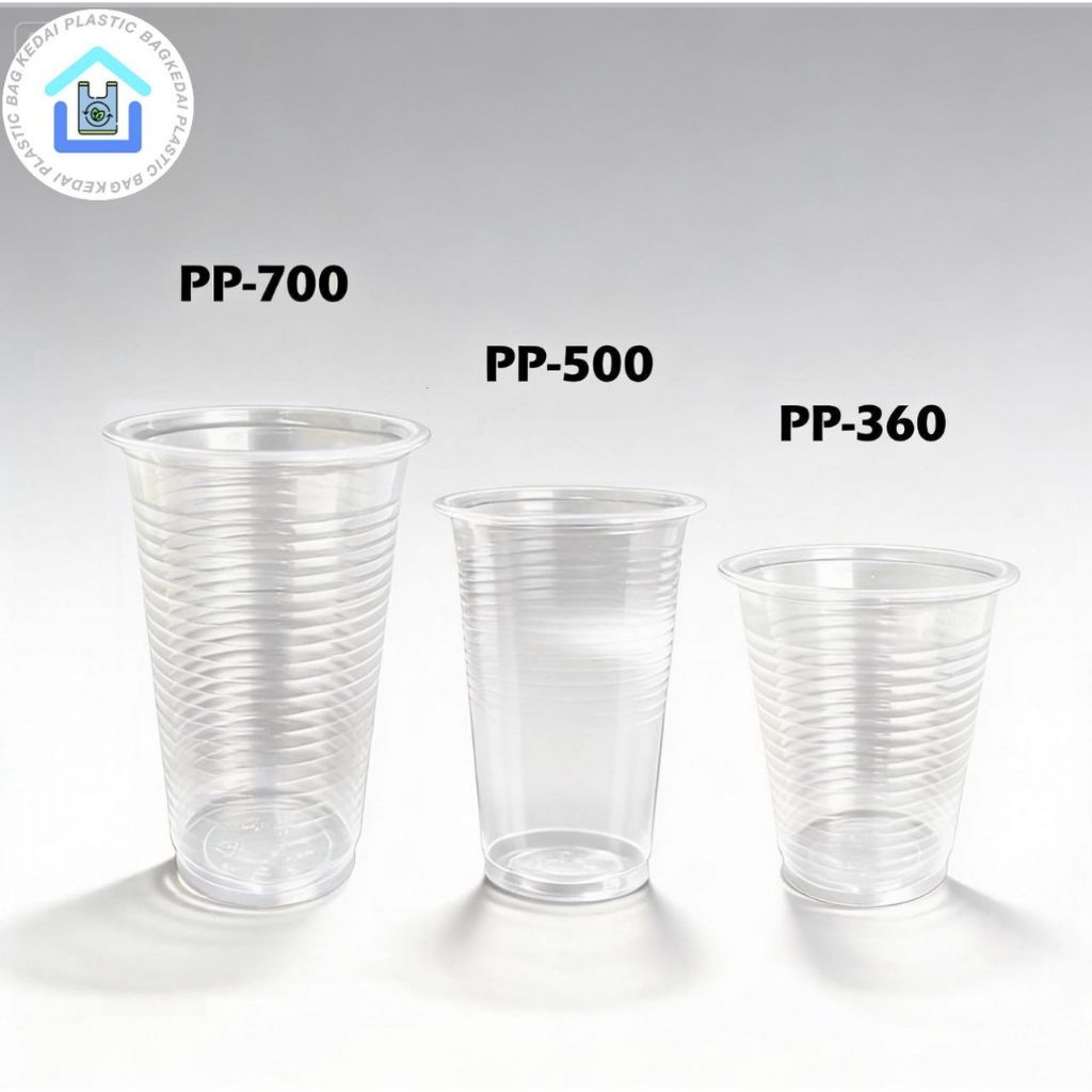 Benxon Plastic Cup ถ้วยพลาสติกแบบใช้แล้วทิ้ง 12oz,16oz,22oz ถ้วยพลาสติกแบบใช้แล้วทิ้ง