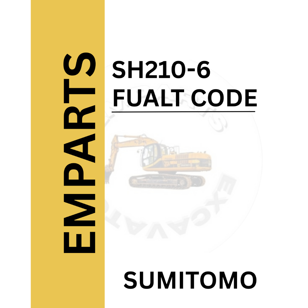 (ประเภทภาพ) Sumitomo SH210-6 SH210A6 Excavator Fault Code Book Buku