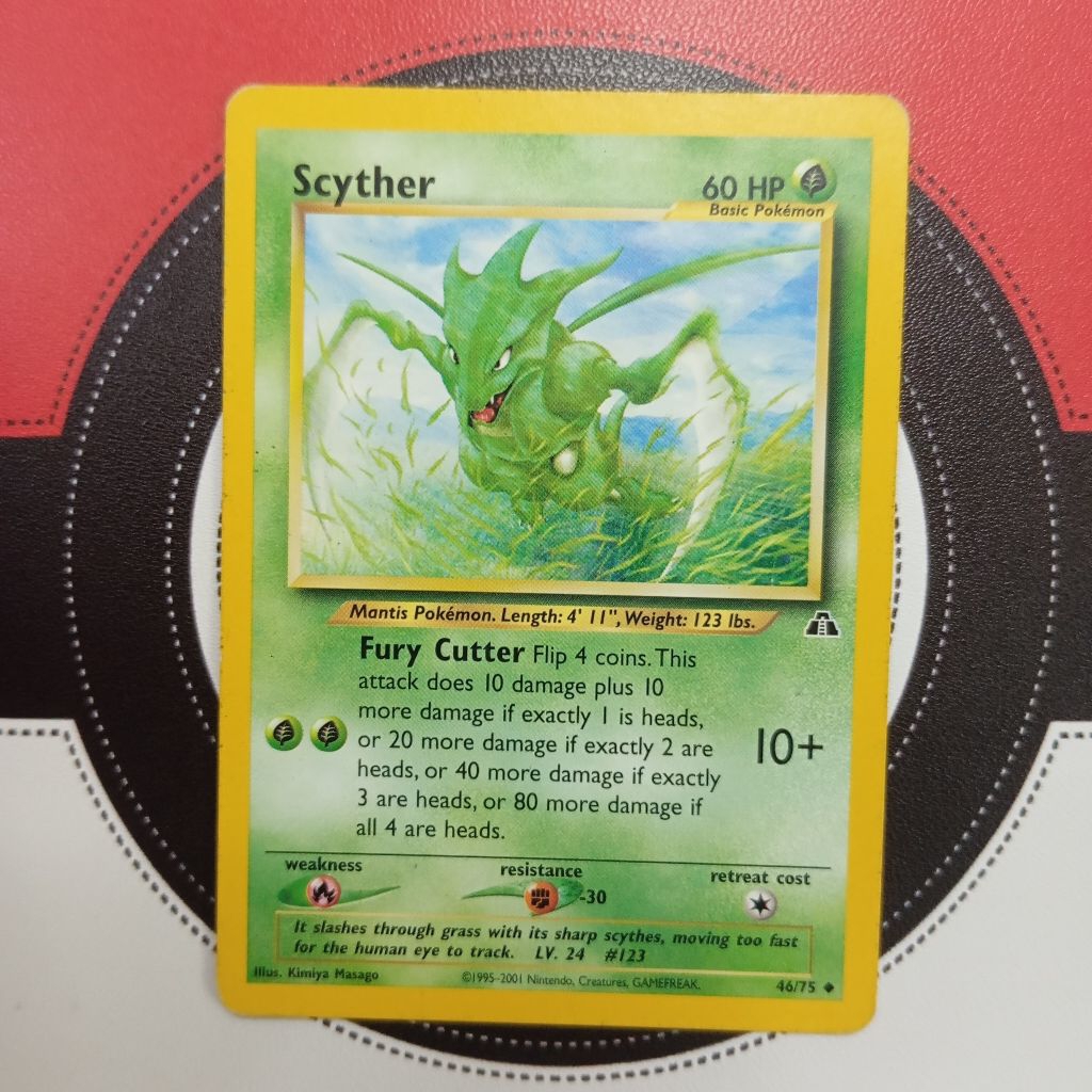 Pokemon TCG - Scyther 46/75 - Neo Discovery (ไม่ทั่วไป)