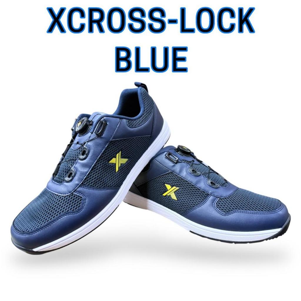 รองเท้าโบว์ลิ่ง - XTECH - รองเท้าพื้นฐาน - X CROSS LOCK - BLUE -X Proshop - ร้าน X Pro - XPROSHOP