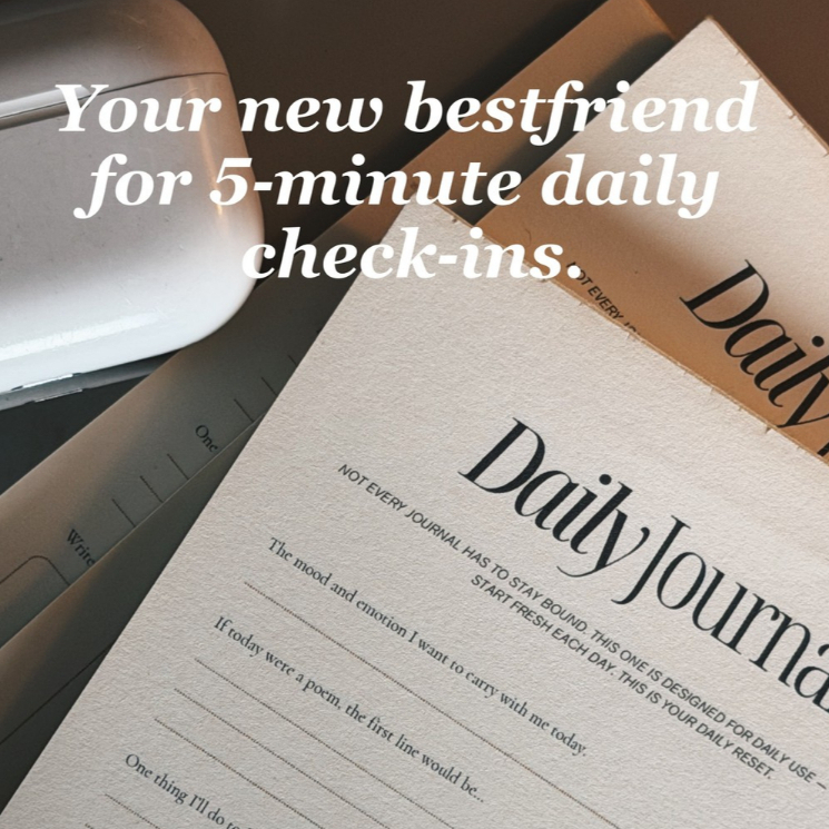 Daily Journal Pad Goal Planner Daily Tracker Self-Care