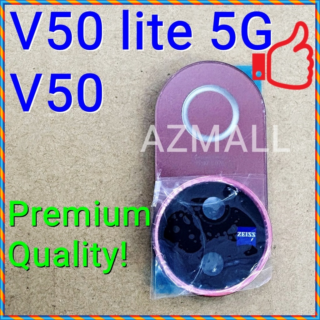 (เปลี่ยนกระจกแตก) ใหม่กรอบฝาครอบเลนส์กล้องด้านหลังสําหรับ vivo V50 Lite 5G / V50 / V2440 V2427