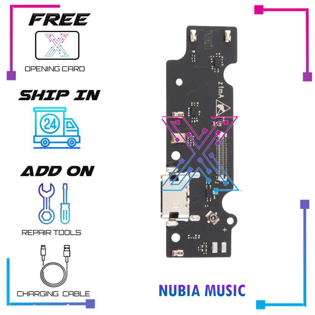 แท่นชาร์จสําหรับ ZTE NUBIA MUSIC Z2353 - (พร้อมไมโครโฟน)