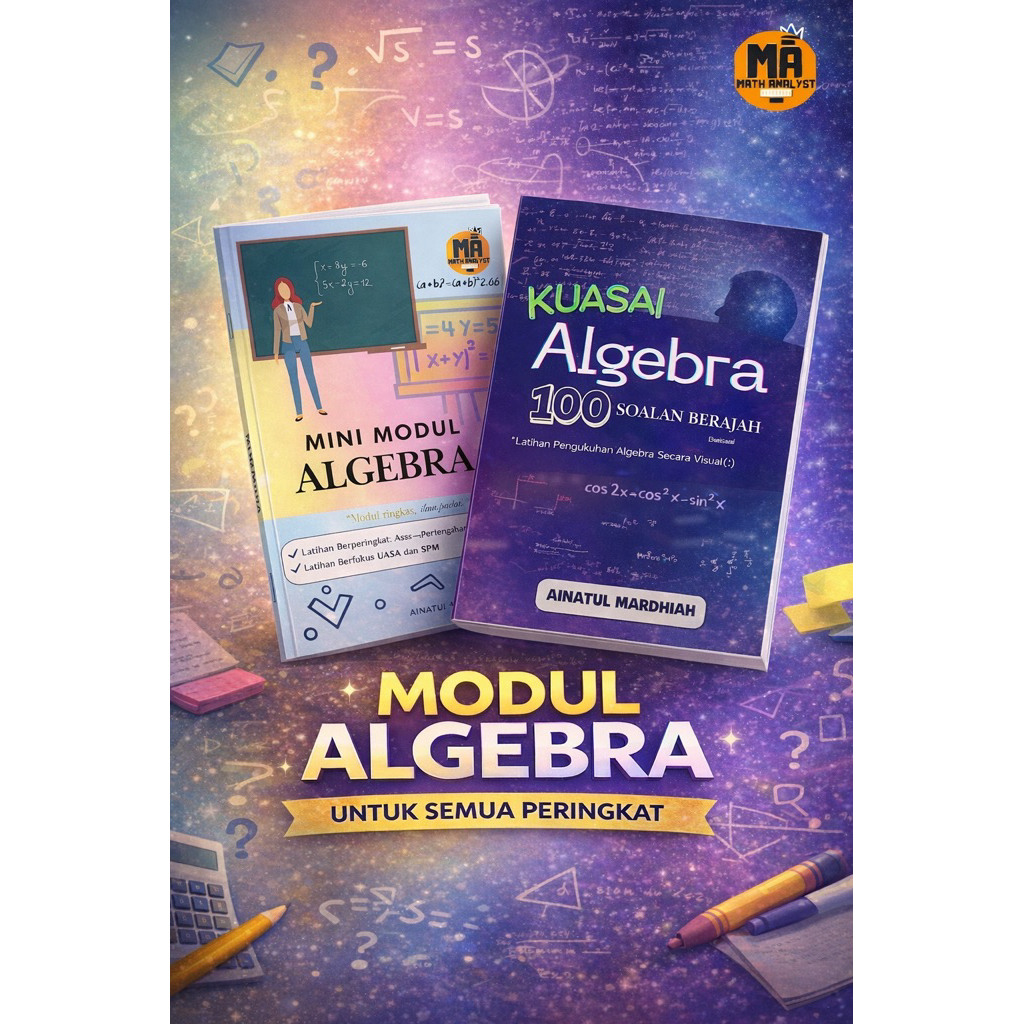 Combo Mini modul Algebra + Kuasai Algebra