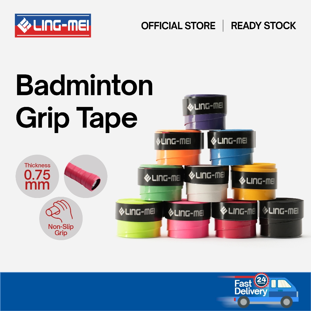 [LING-MEI] Ling-Mei Badminton Overgrip BG 1000S Grip กันลื่น