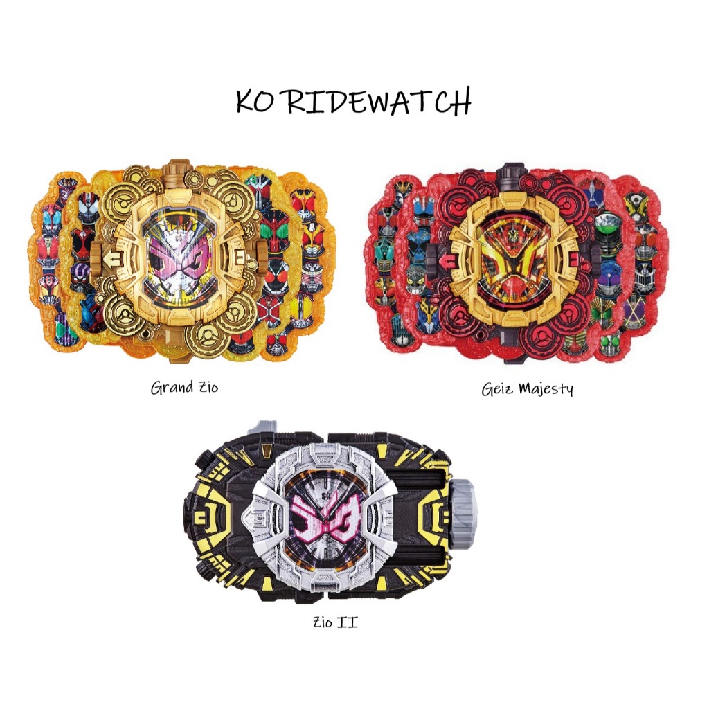 [STOCK READY] KO KAMEN RIDER ZIO DX GRAND ZIO GEIZ MAJESTY ZIO II 2 RIDEWATCH THIRD PARTY