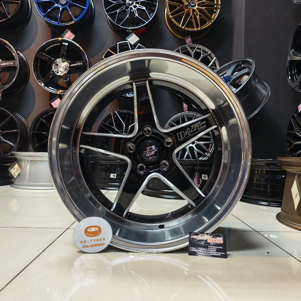 [1PC] New Sport Rim 4X4 18 นิ้ว LENSO D-1FC 18X9.5/10.5JJ ET22/13 5H114.3 BKWMA