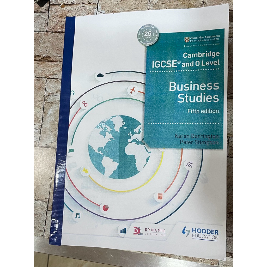 CAMBRIDGE IGCSE และ O LEVEL BUSINESS STUDY 5TH EDITION