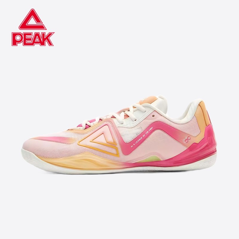 PEAK รองเท้าบาสเก็ตบอล รองเท้าผ้าใบกันลื่น PINK/ROSE DA521001