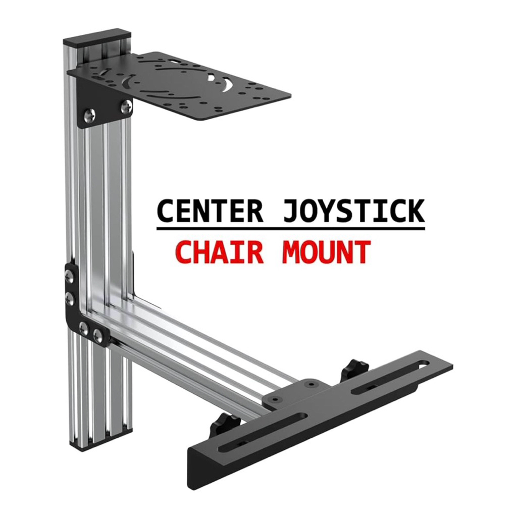 EG STARTS Flight Sim Chair Mounts จอยสติ๊กกลาง