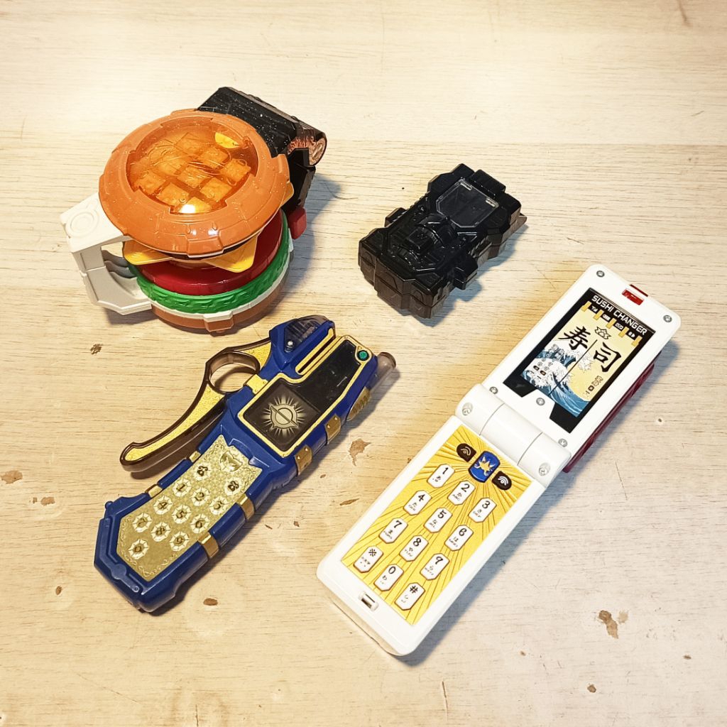 สินค้า Bandai DX Shinkenger, Nininja, Kamen Rider Double & Magiranger (USED)