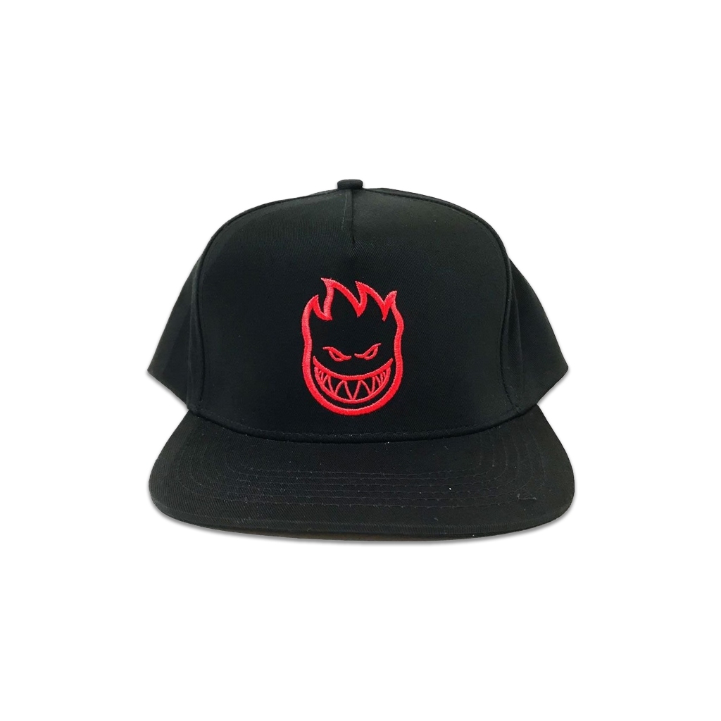 Spitfire Wheels Spitfire Bighead Snapback Hat (ดําแดง)
