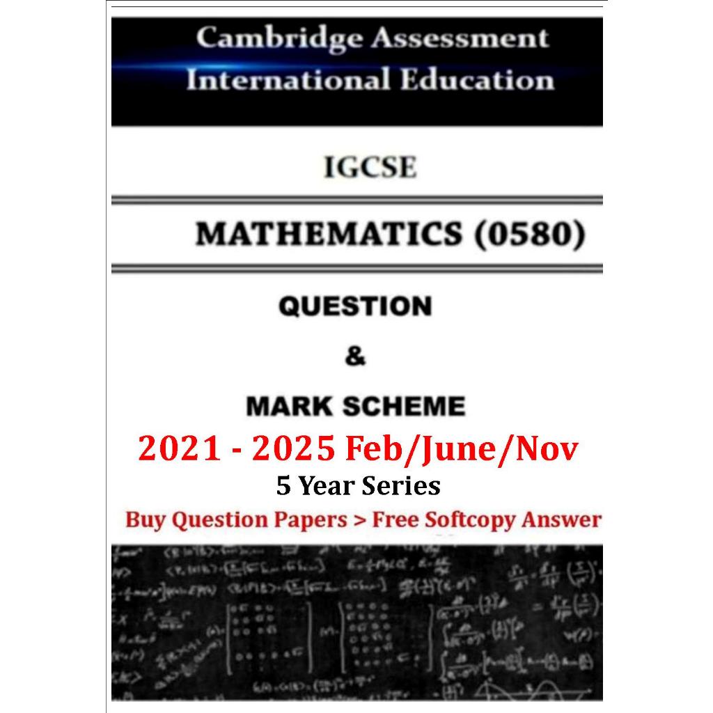 กระดาษสอบ Igcse Past คณิตศาสตร์ Extended P 2,4 & Core P 1,3