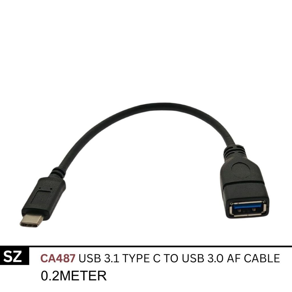 CA487 สาย USB 3.1 TYPE C เป็น USB 3.0 AF 0.2METER