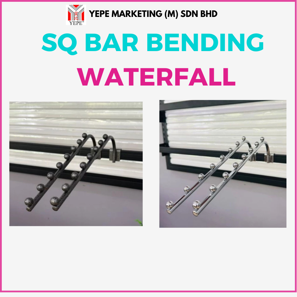 CLEAR STOCK SQ BAR BENDING WATERFALL 29CM/ CLEAR STOCK SQ BAR BENDING WATERFALL 33CM/ HEAVY DUTY BEN