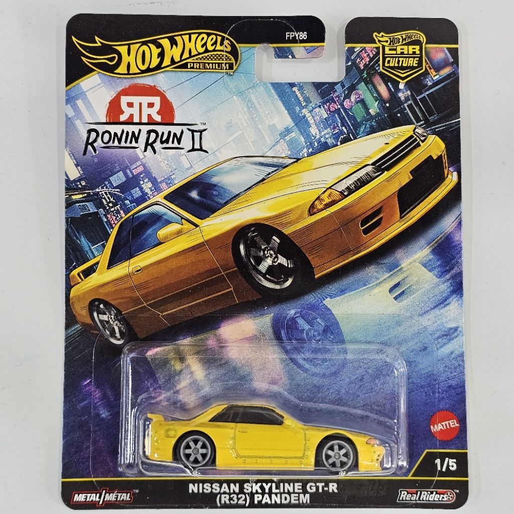 HOT WHEELS PREMIUM COMBO 3PCS NISSAN SKYLINE GT-R R32 PANDEM RONIN RUN II