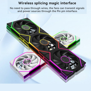 MK Prism MAX ARGB 3Pin PWM 12 ซม.พัดลม Splicing / Building B…