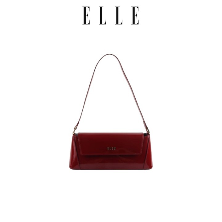 ELLE Dione กระเป๋าสะพาย 3 สี (ดํา อัลมอนด์ แดง)