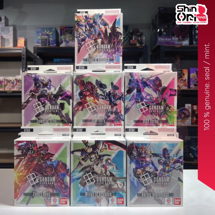 สํารับเริ่มต้นเกมไพ่กันดั้ม [ST01-ST08] [TCG] เวอร์ชั่นญี่ปุ่น