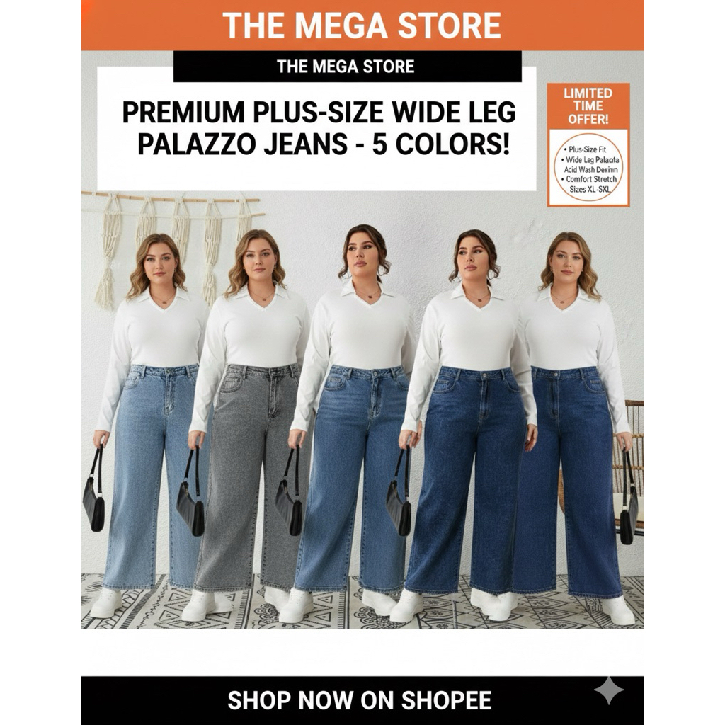 GIGI HADID WIDE LEG PLUS SIZE (38-48)