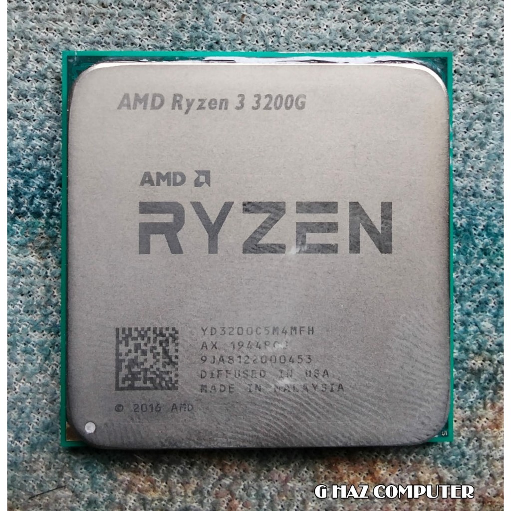 PROCESSOR RYZEN 3 3200G / RYZEN 5 3400G / RYZEN 5 3600 + AMD COOLER - ใช้แล้ว