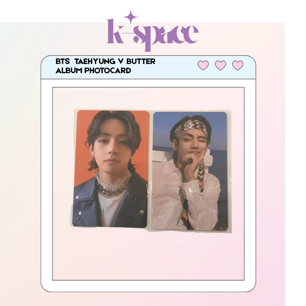 โฟโต้การ์ดอัลบั้ม BTS TAEHYUNG V BUTTER