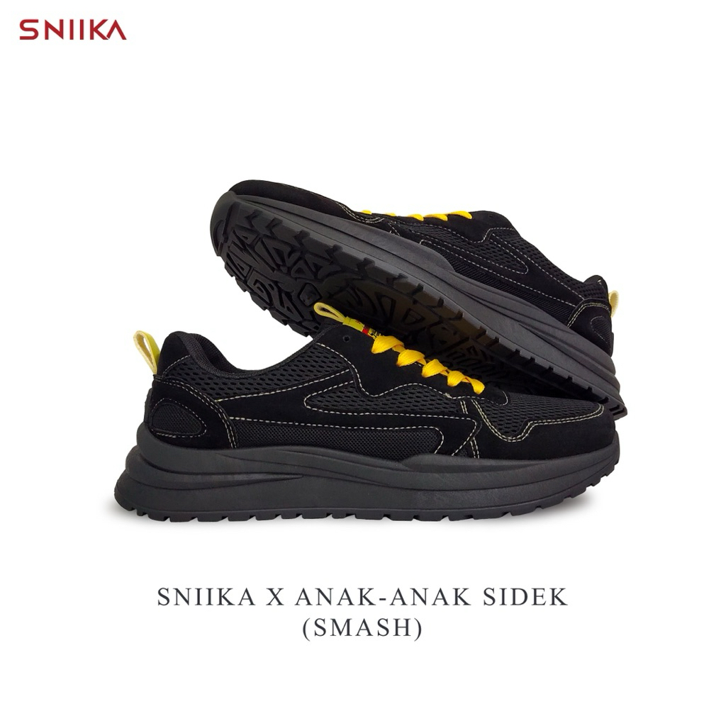 Sniika - รองเท้าผ้าใบ Kasut Taji x Anak2 Sidek (Smash)