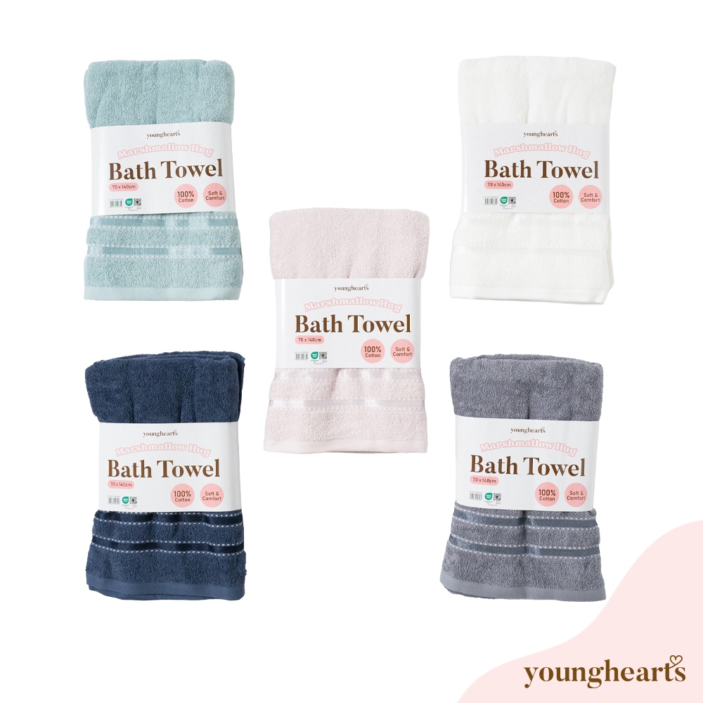 Young Hearts ผ้าเช็ดตัว Marshmallow Hug YLS-120114