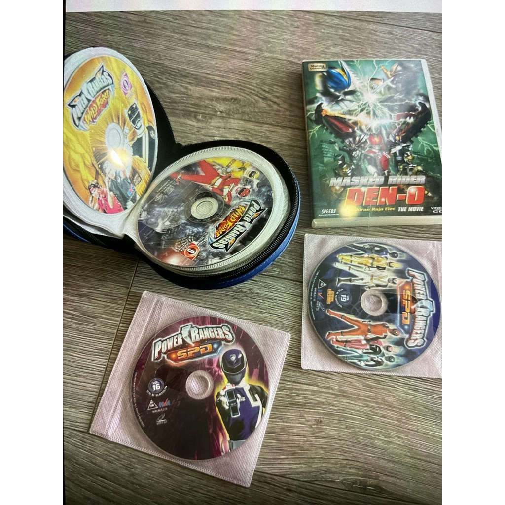 Preloved power rangers vcd (24psc)