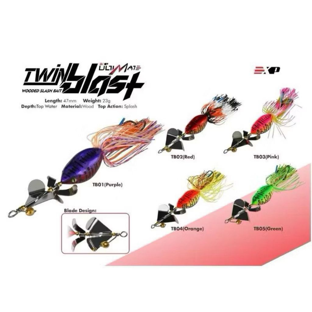 EXP TWIN BLAST WOODED SLASH BAIT เหยื่อตกปลา