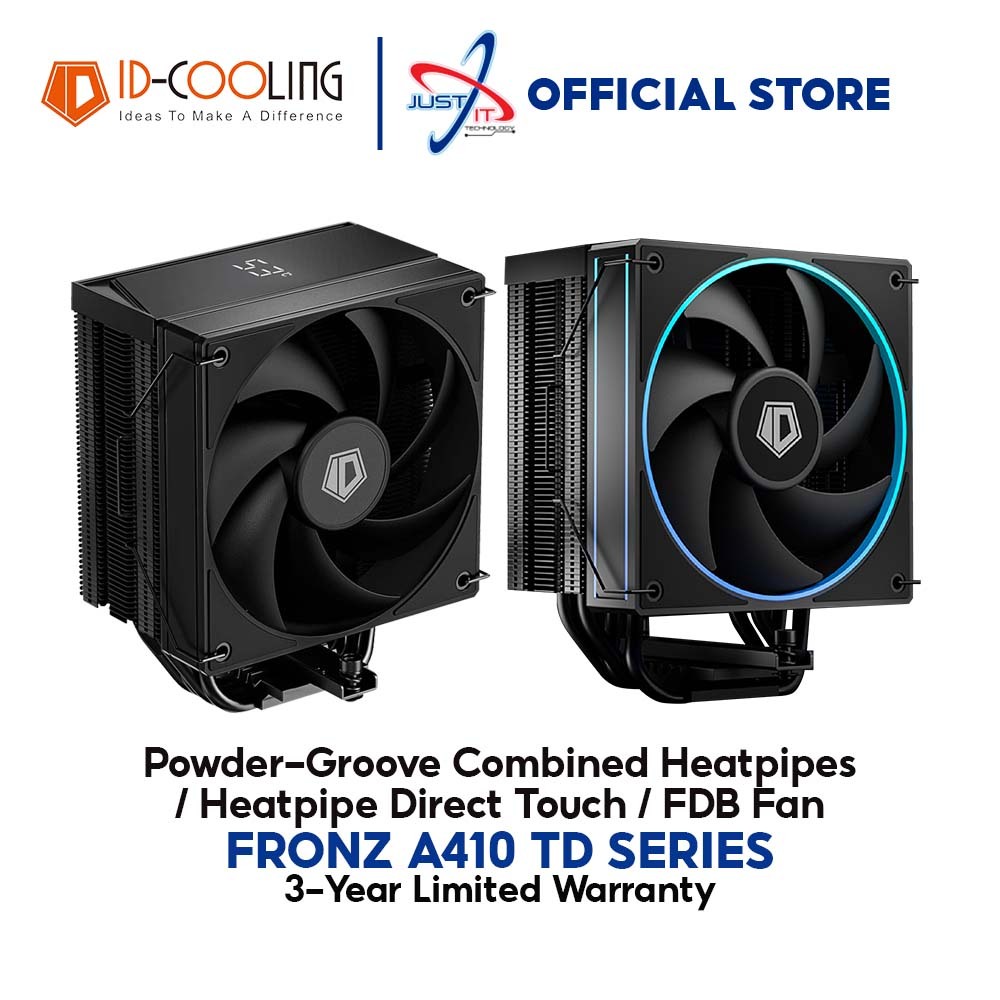 ID-COOLING FRONZ A410 TD ARGB / NON ARGB - สีดํา