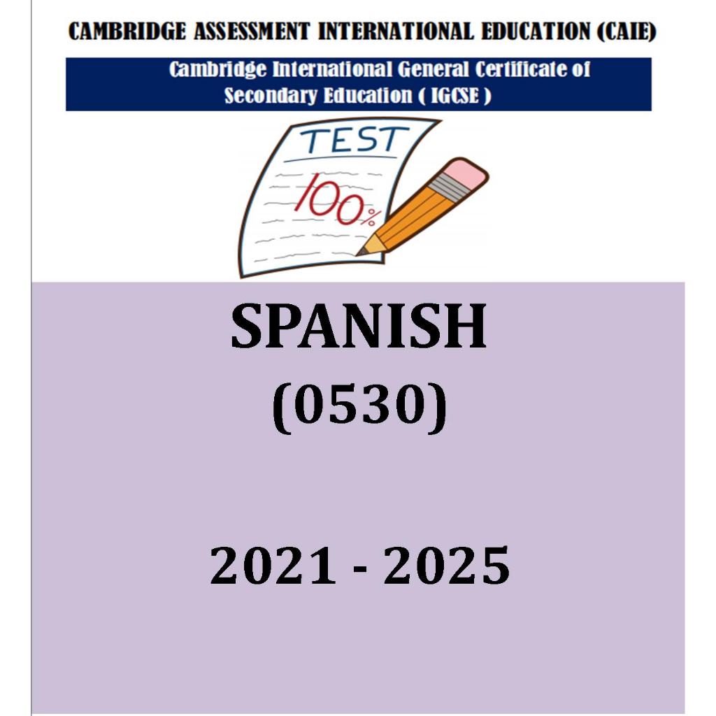 Igcse Past Year Papers สเปน (PAPER 1,2,4)